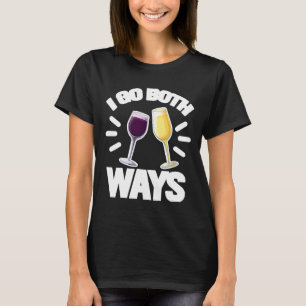 Camiseta Eu Vou As Duas Maneiras Álcool De Vinho