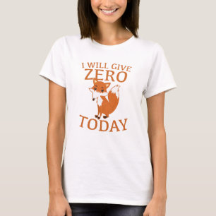 Camiseta Eu Vou Dar Zero Raposa Hoje