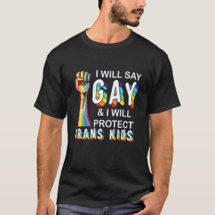 Camiseta Eu Vou Dizer Que Gay Diz Amor Orgulhoso Lgbtq Dire
