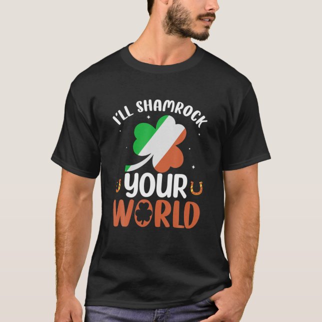 Camiseta Eu vou envergonhar a sua Rua de ferradura irlandes (Frente)