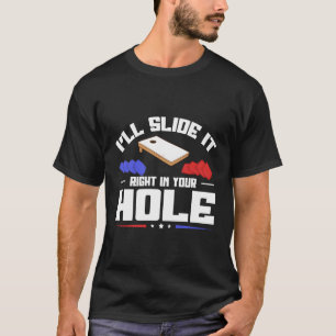 Camiseta Eu Vou Escorregá-Lo Bem No Seu Corpo De Buracos