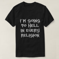 EU VOU ME INCOMODAR EM CADA T-Shirt RELIGION