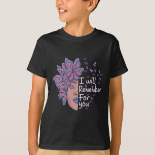Camiseta Eu vou me lembrar por você Heimerheimer Awareness