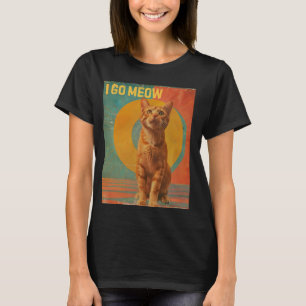 Camiseta Eu Vou Miar - Design de Meme de Gato Cantando Dive