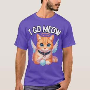 Camiseta Eu Vou Miau Meme de Gato Miando Gato Não Miando An