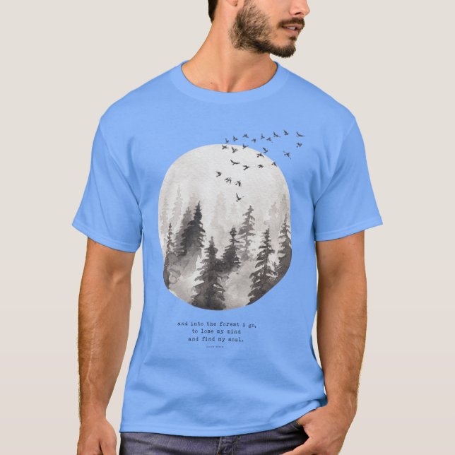 Camiseta Eu Vou Para a Floresta Espiritualidade (Frente)