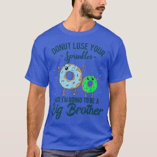 Camiseta Eu vou ser um Big Brother Blue Pregnancy