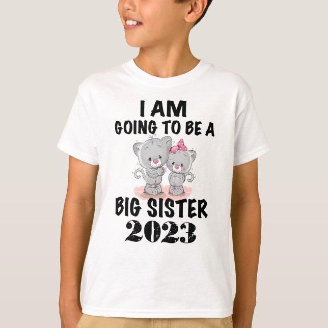 Camiseta Eu vou ser um gato da Irmã 2023 (Frente)