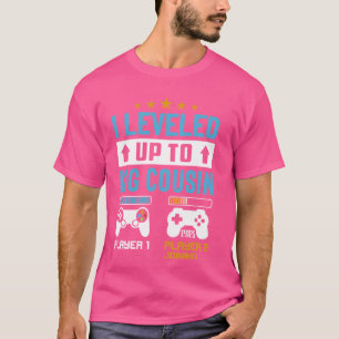 Camiseta Eu vou ser um primo grande em 2025 nivelado para c