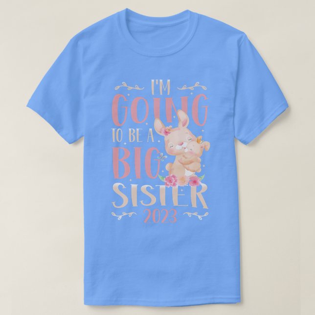 Camiseta Eu vou ser uma Irmã Grande 2023. (Frente do Design)
