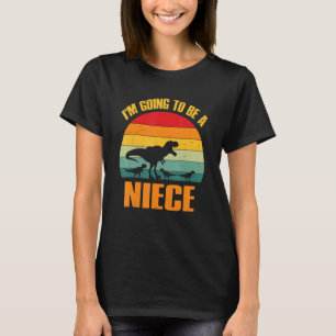 Camiseta Eu vou ser uma Niece Dinossaur Rex Vintage