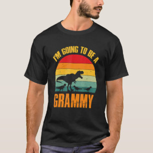 Camiseta Eu vou ser uma vintagem Rex Dinossauro do Grammy
