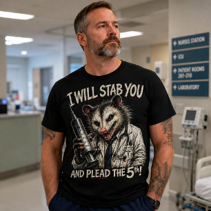 Camiseta Eu Vou Te Esfaquear, Bicho Feral