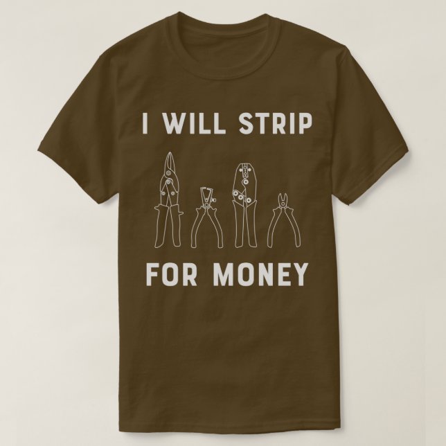 Camiseta Eu Vou Tirar Por Money Gift Eletrico Funny (Frente do Design)