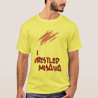 Camiseta Eu Wrestled Misawa