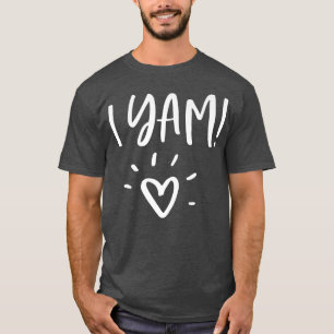 Camiseta Eu Yam e ela é a minha Casal de batata doce que co