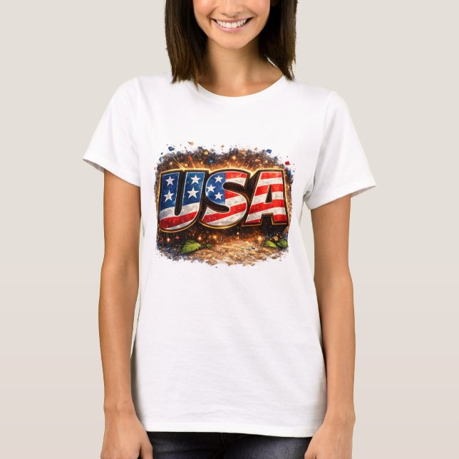 Camiseta EUA (Frente)