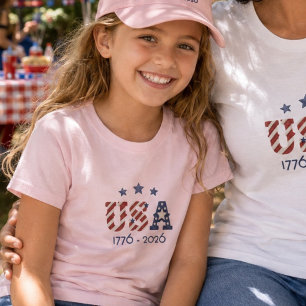 Camiseta EUA 1776 2026 Americano Aniversário de 250 anos Ro