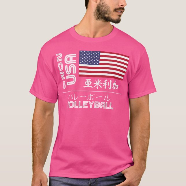 Camiseta EUA 2020 Voleibol América Japão Tóquio Estados Uni (Frente)