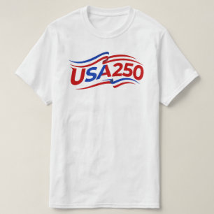 Camiseta EUA 250º Aniversário 1776-2026 Patriótico American