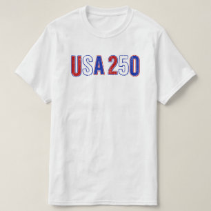 Camiseta EUA 250º Aniversário 1776-2026 Patriótico American