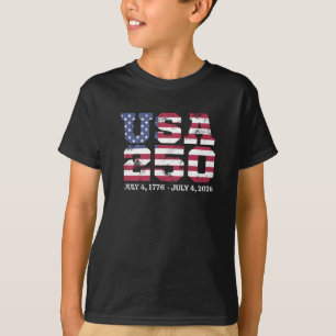 Camiseta EUA 250 4 De Julho