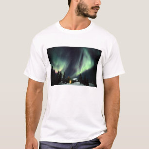 Camiseta EUA, Alasca, Chena Hot Springs. Aurora