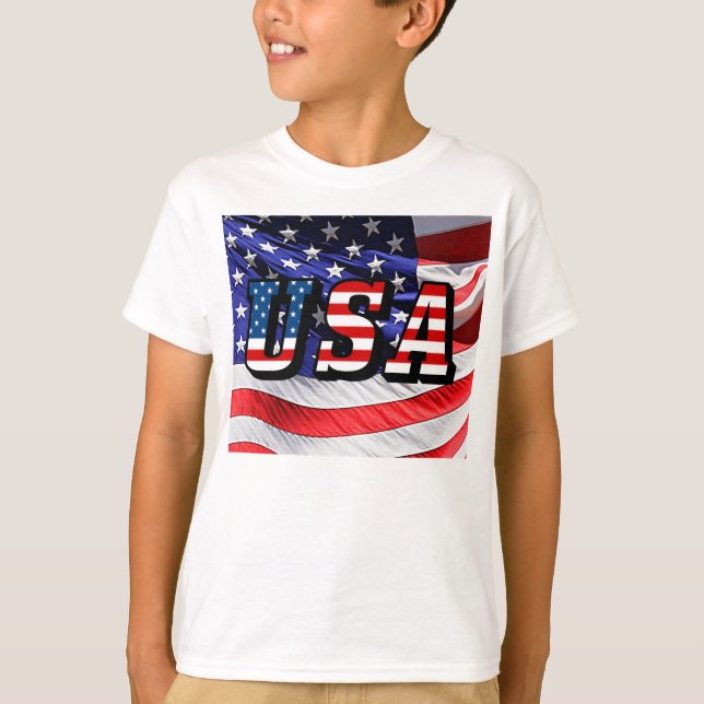 Camiseta EUA - American Flag T-Shirt (Frente)