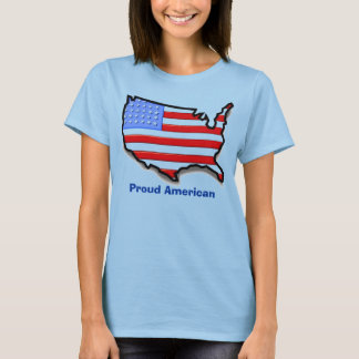 Camiseta EUA, Americano Orgulhoso