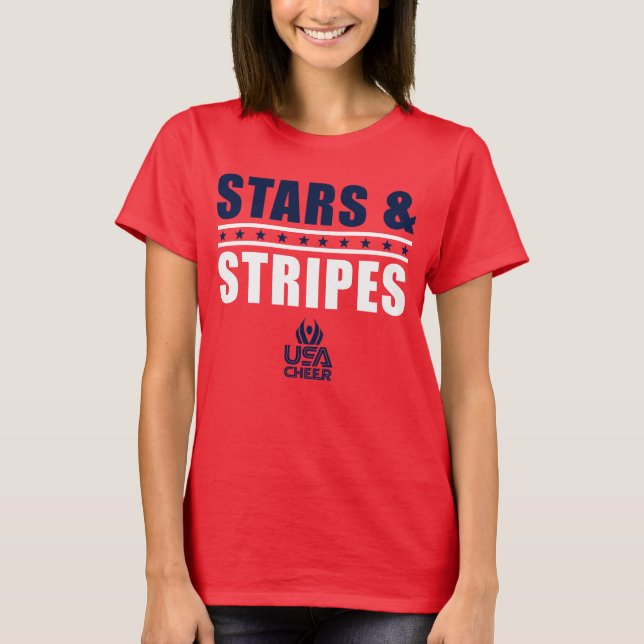 Camiseta EUA Anime Estrelas e Stripes Ventilador (Frente)