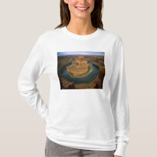 Camiseta EUA, Arizona. Horseshoe Bend mostrando erosão por