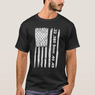 Camiseta EUA Bandeira 4 De Julho, American Red White Stripe