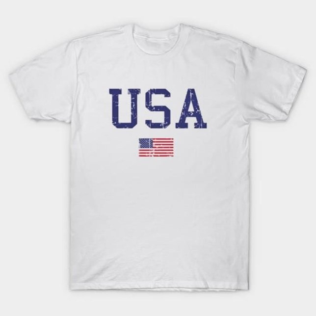 Camiseta EUA - Bandeira americana (Criador carregado)
