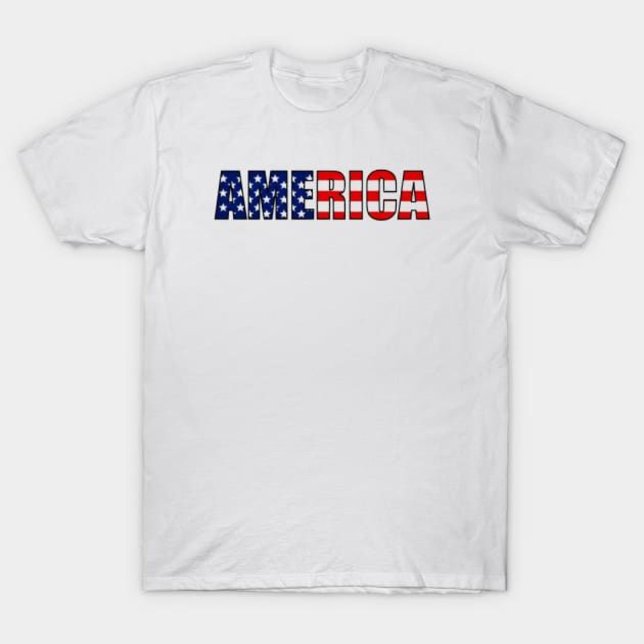 Camiseta EUA - Bandeira da Merica (Criador carregado)