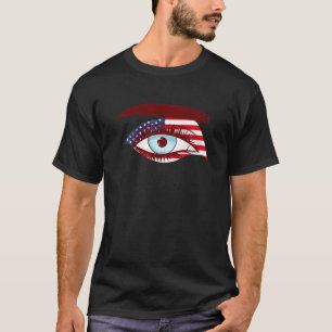 Camiseta EUA Bandeira EUA Patriot Estados Unidos Da Améric