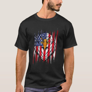 Camiseta EUA Bandeira EUA Patriot Estados Unidos Da América