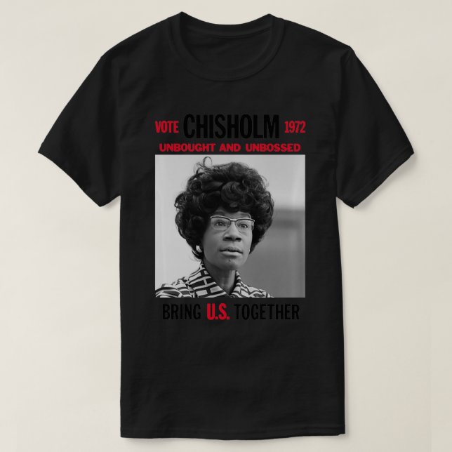 Camiseta EUA Black History Poster UNBOUGHT UNBOSSEN Shirley (Frente do Design)