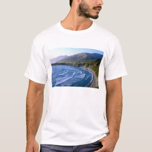 Camiseta EUA, Califórnia, Big Sur, baía ao longo da estra