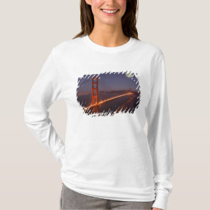 Camiseta EUA, Califórnia, Marin. Nascer da lua sobre o