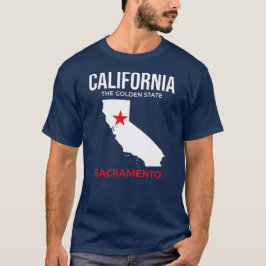 Camiseta EUA, Califórnia, Sacramento – O Estado Dourado