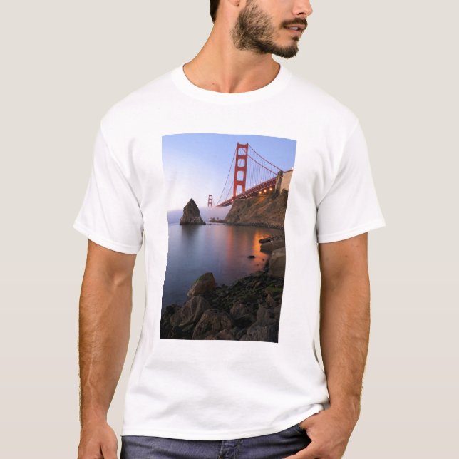 Camiseta EUA, Califórnia, São Francisco. Porta do Ouro (Frente)