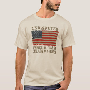 Camiseta EUA, campeões indisputados da guerra mundial