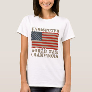 Camiseta EUA, campeões indisputados da guerra mundial