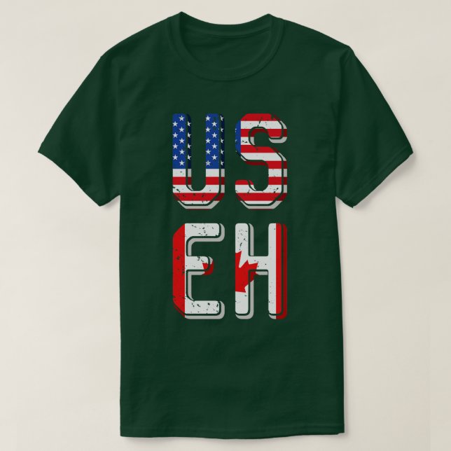 Camiseta EUA Canadá (Frente do Design)