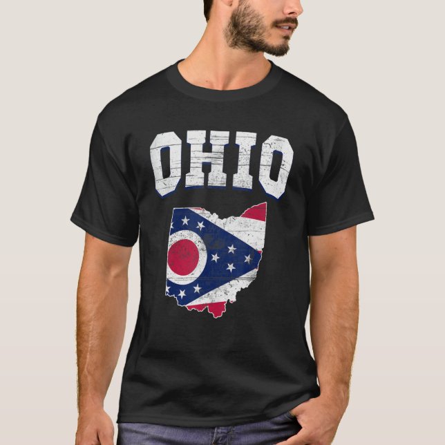 Camiseta Eua Cidadão Orgulhoso Estado Americano Flag Land M (Frente)