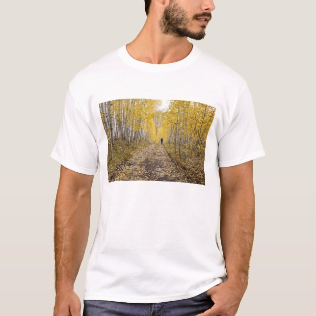 Camiseta EUA, Colorado, Floresta Nacional de Gunnison perto (Frente)