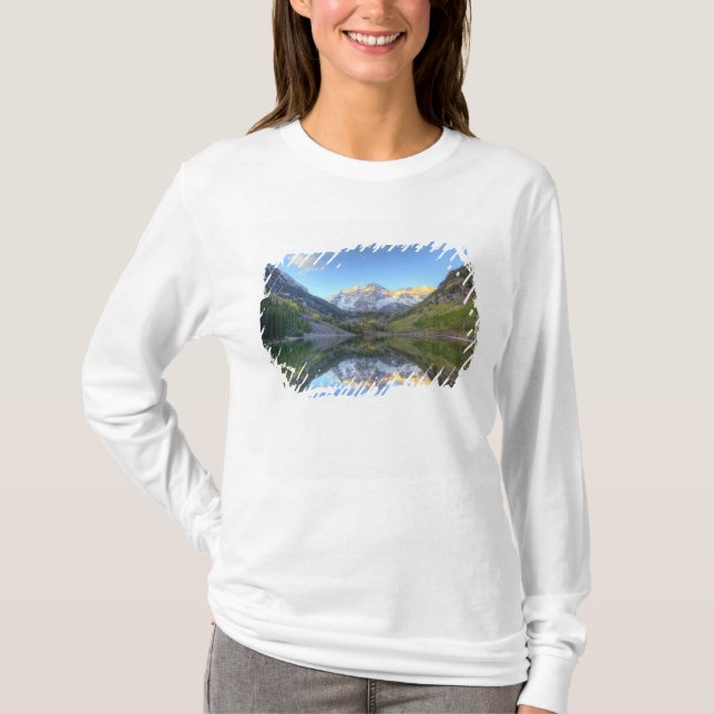 Camiseta EUA, Colorado, Maroon Bells-Snowmass (Frente)