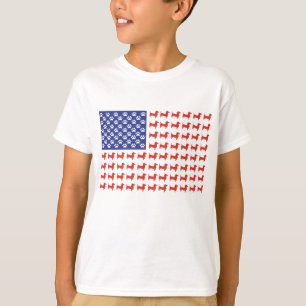 Camiseta EUA Dachshund