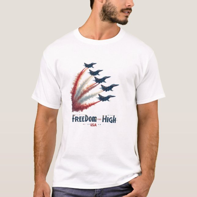 Camiseta EUA - Dia todo | Patriótico 4 de julho de T-Shirt  (Frente)