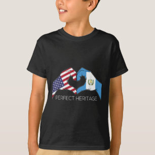 Camiseta Eua E Guatemala, Guatemala E Americano Perfeito He
